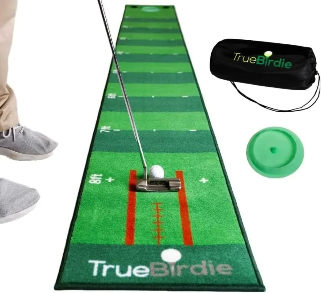 indoor putting mat and golf practice green