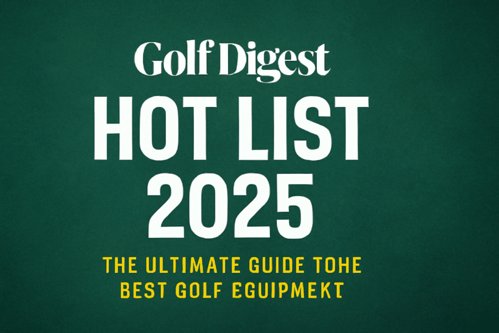 Golf Digest Hot List 2025